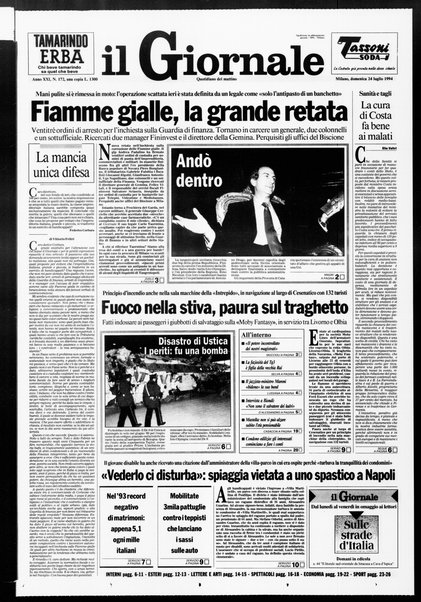 Il giornale : quotidiano del mattino